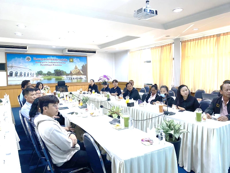 นิคมฯบางปะอิน เปิดบ้านต้อนรับคณะชุมชนรอบนิคมฯเวลโกรว์