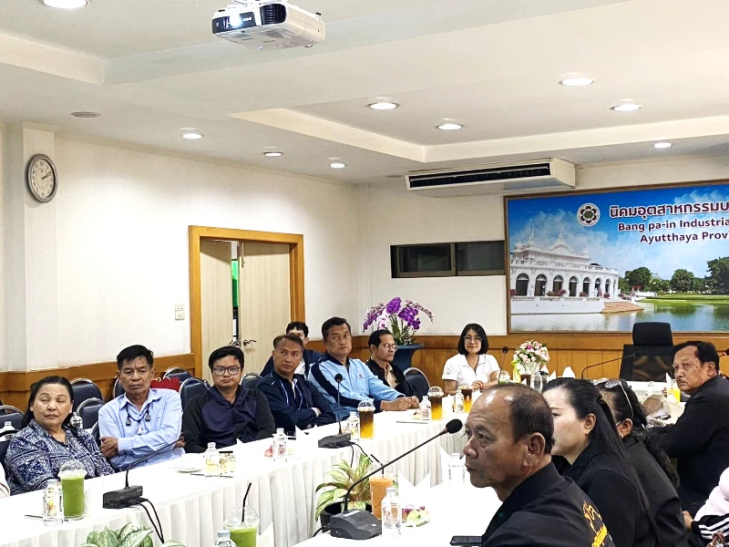 นิคมฯบางปะอิน เปิดบ้านต้อนรับคณะชุมชนรอบนิคมฯเวลโกรว์